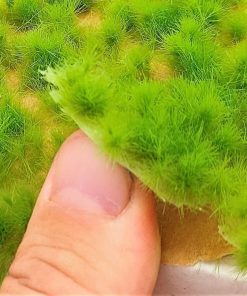 Ciuffi di erba alti 8-11 mm verde primavera formato A4 GT-201